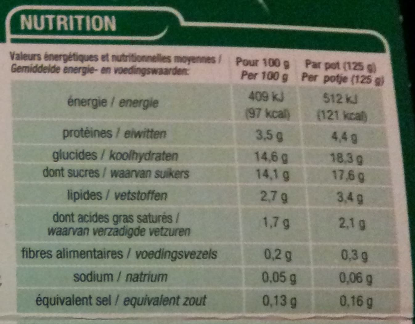 Cora Yaout aux fruits packshot