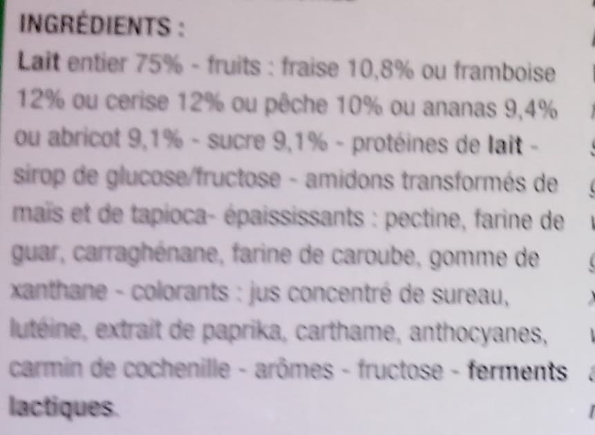 Cora Yaourt aux Fruits avec Morceaux packshot