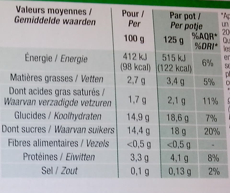 Cora Yaourt aux Fruits avec Morceaux packshot