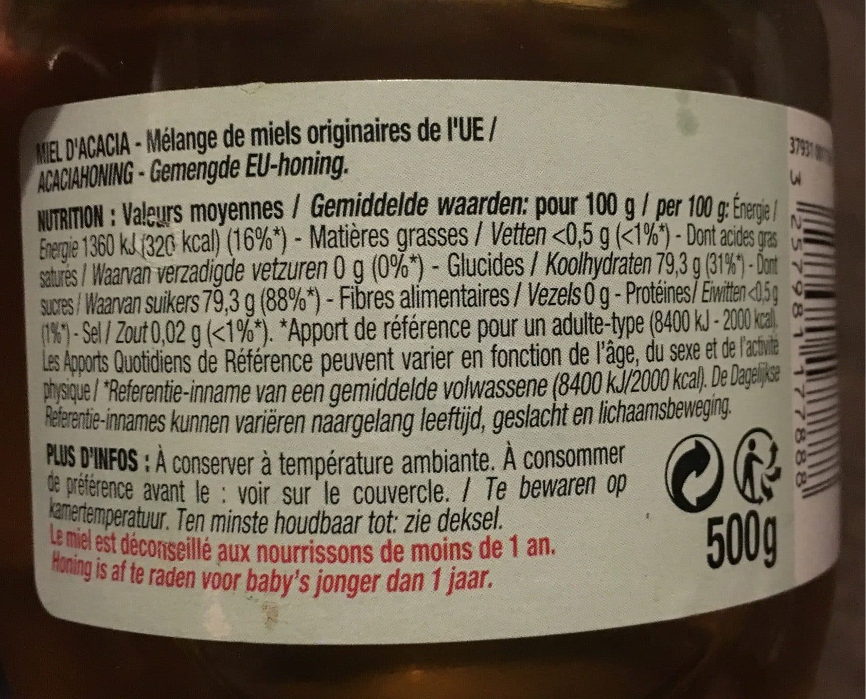 Cora Miel d’acacia packshot