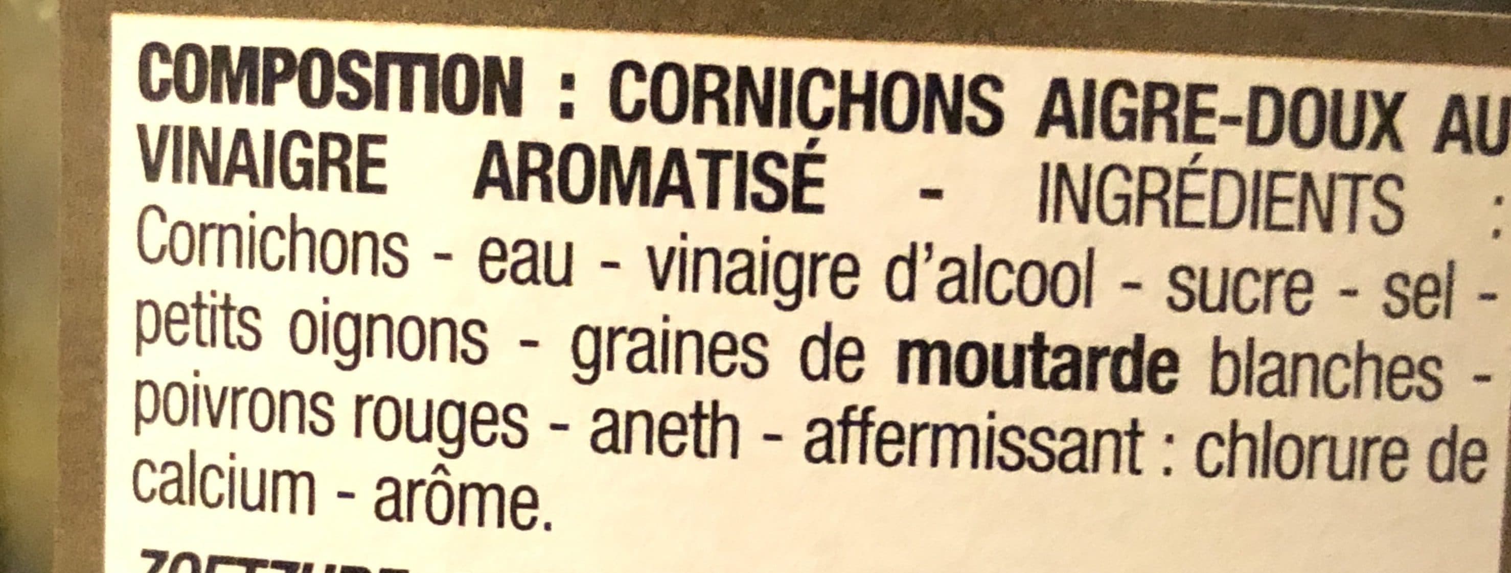 Cora Cornichons Aigre-doux packshot