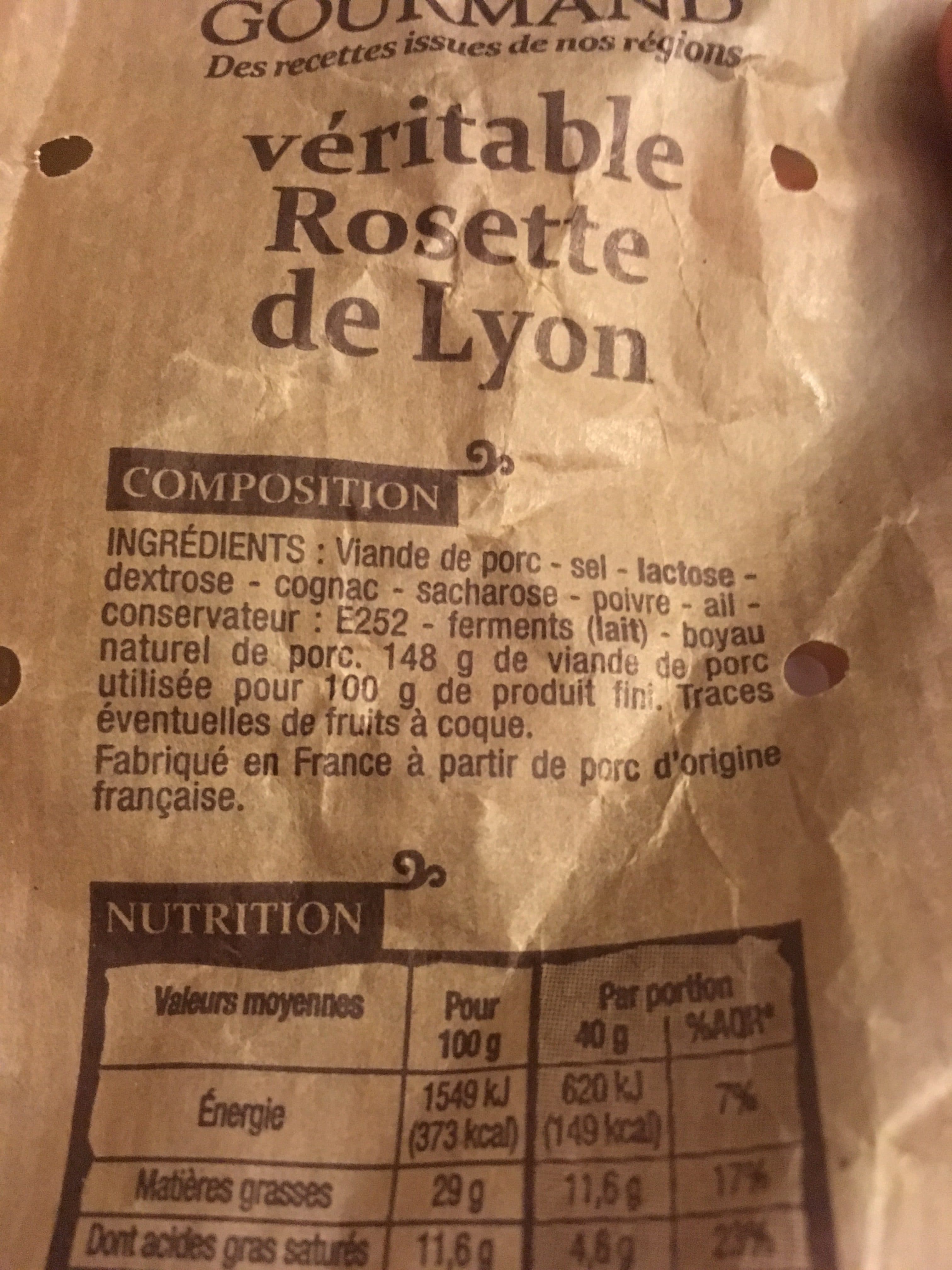 Patrimoine gourmand Patrimoine Gourmand - Rosette De Lyon - Dlc : 08 / 12 / 14 packshot
