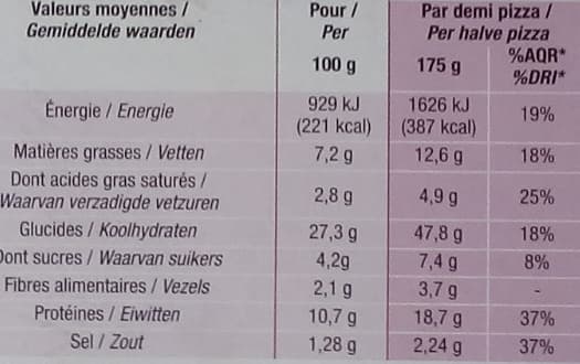 Cora 3 pizzas jambon fromages packshot