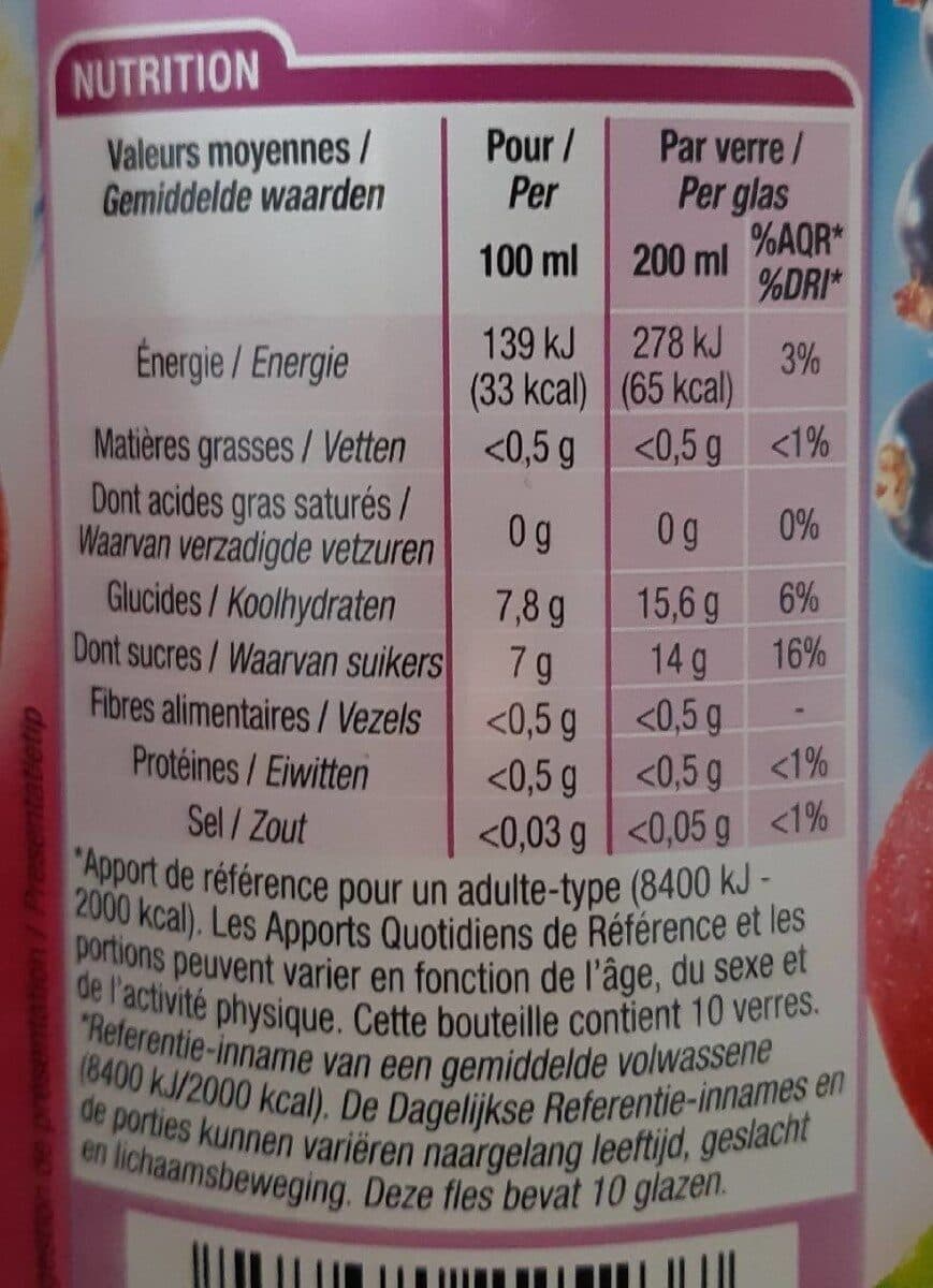 Cora Boisson pomme cassis framboise packshot