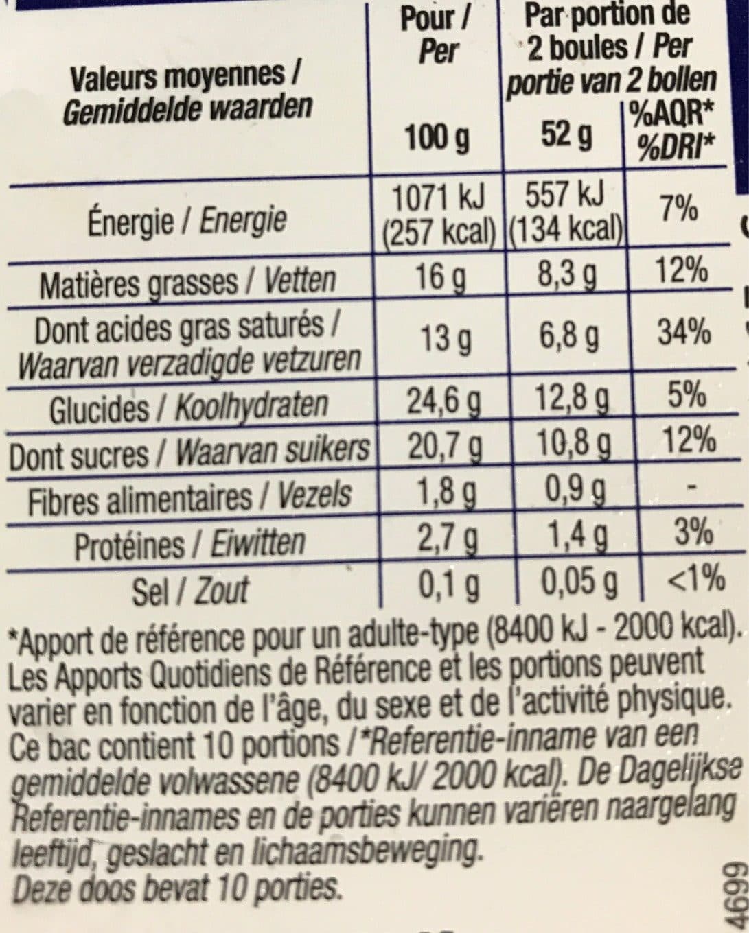 Cora Crème Glacée a La Noix De Coco 1 Litre 1 Litre packshot