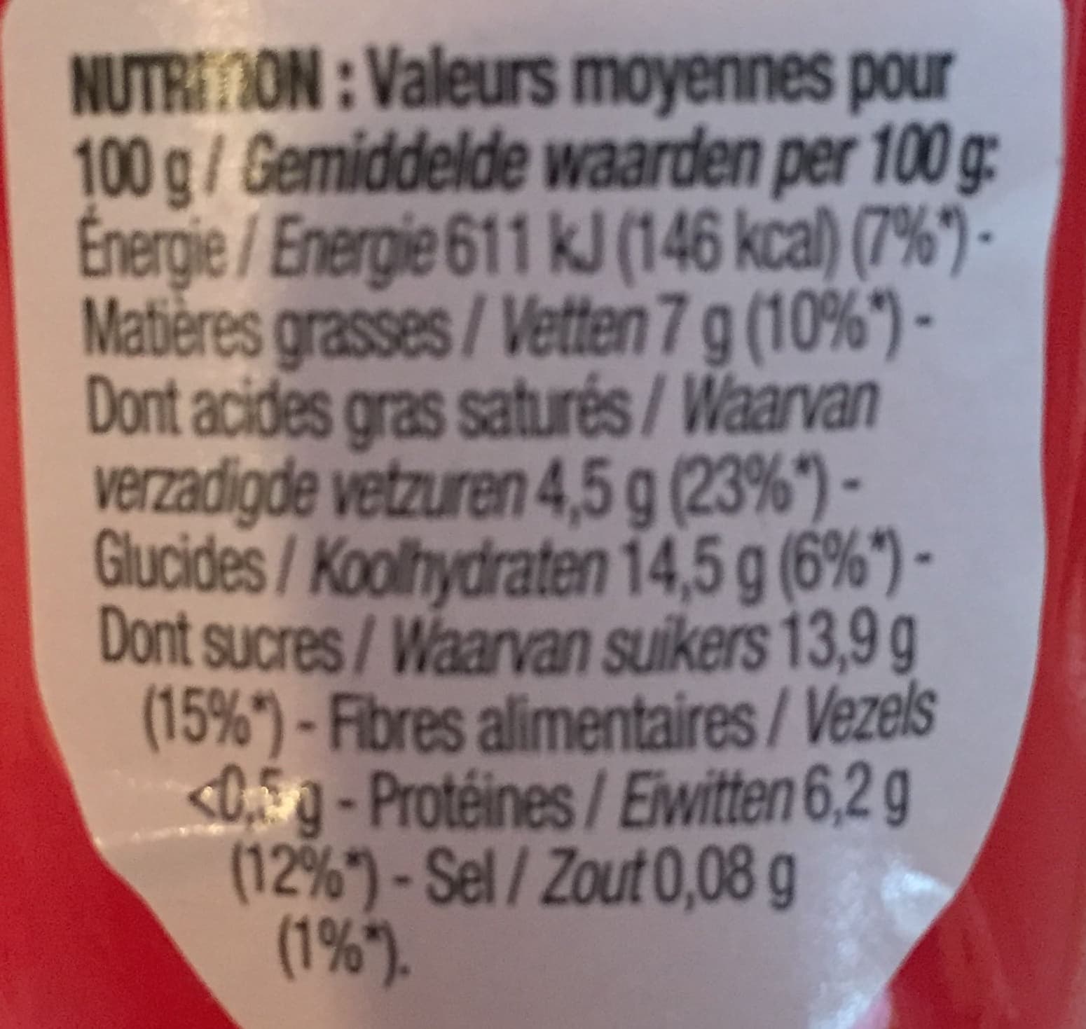 Cora Mousse au fromage frais Fraise, Abricot, Framboise packshot