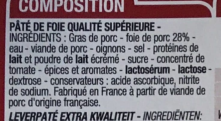 Cora Pâté de foie packshot