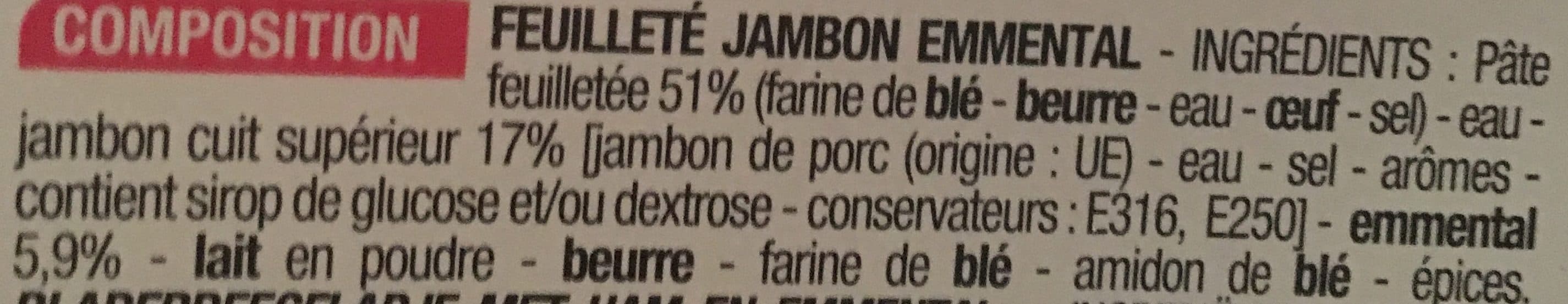 Cora Feuilletés jambon emmental packshot