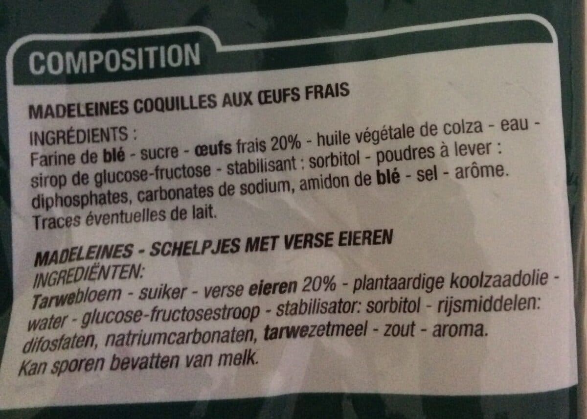 Cora Madeleines packshot