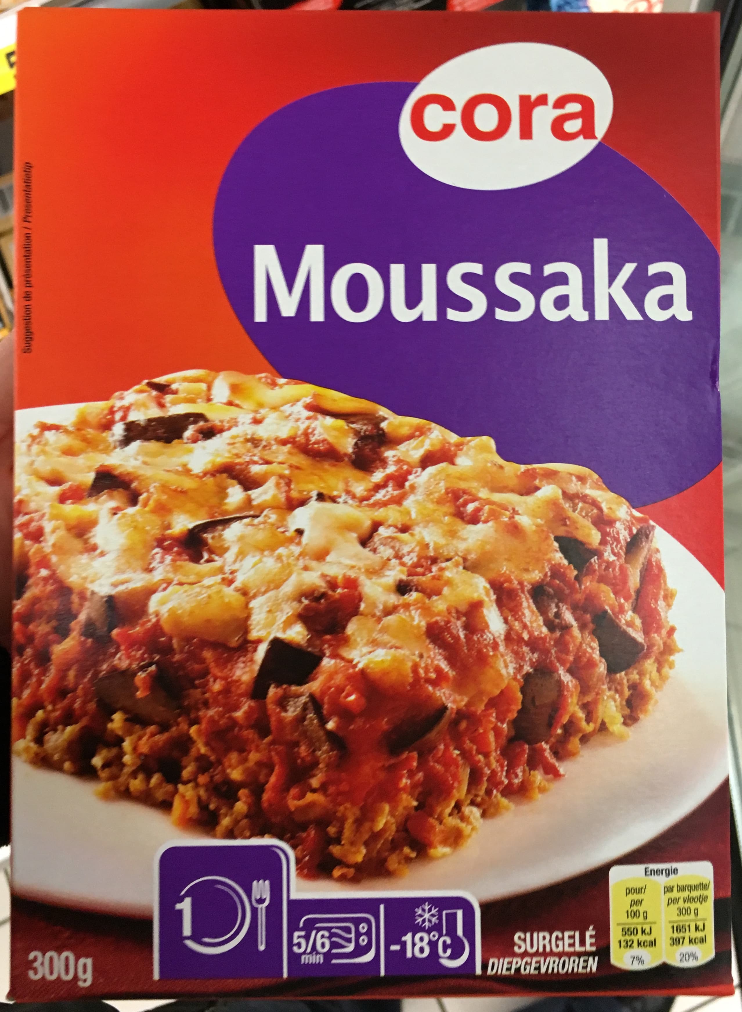 Cora Moussaka packshot