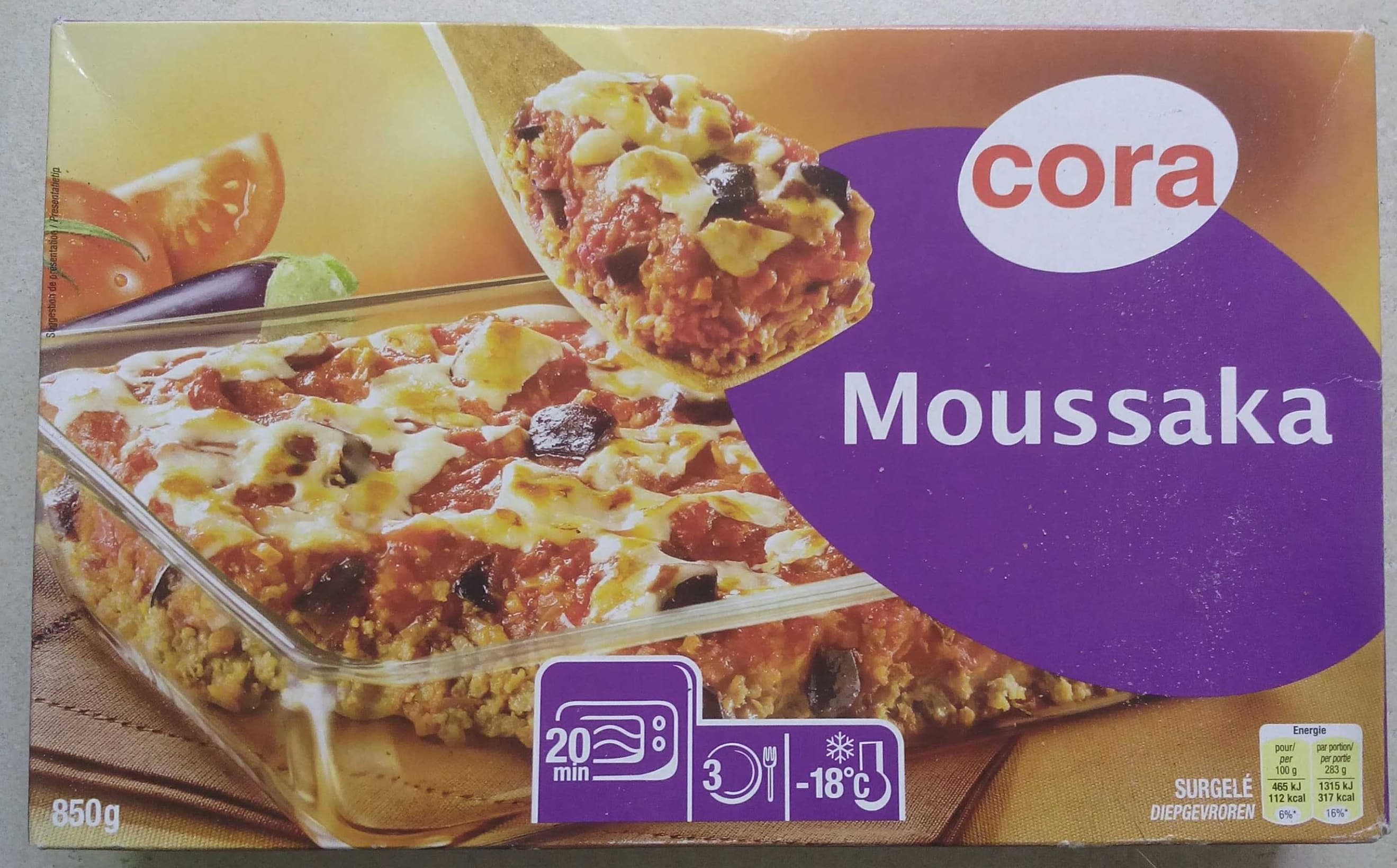 Cora Moussaka packshot