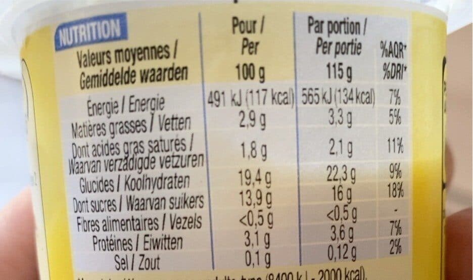 Cora Semoule au lait packshot