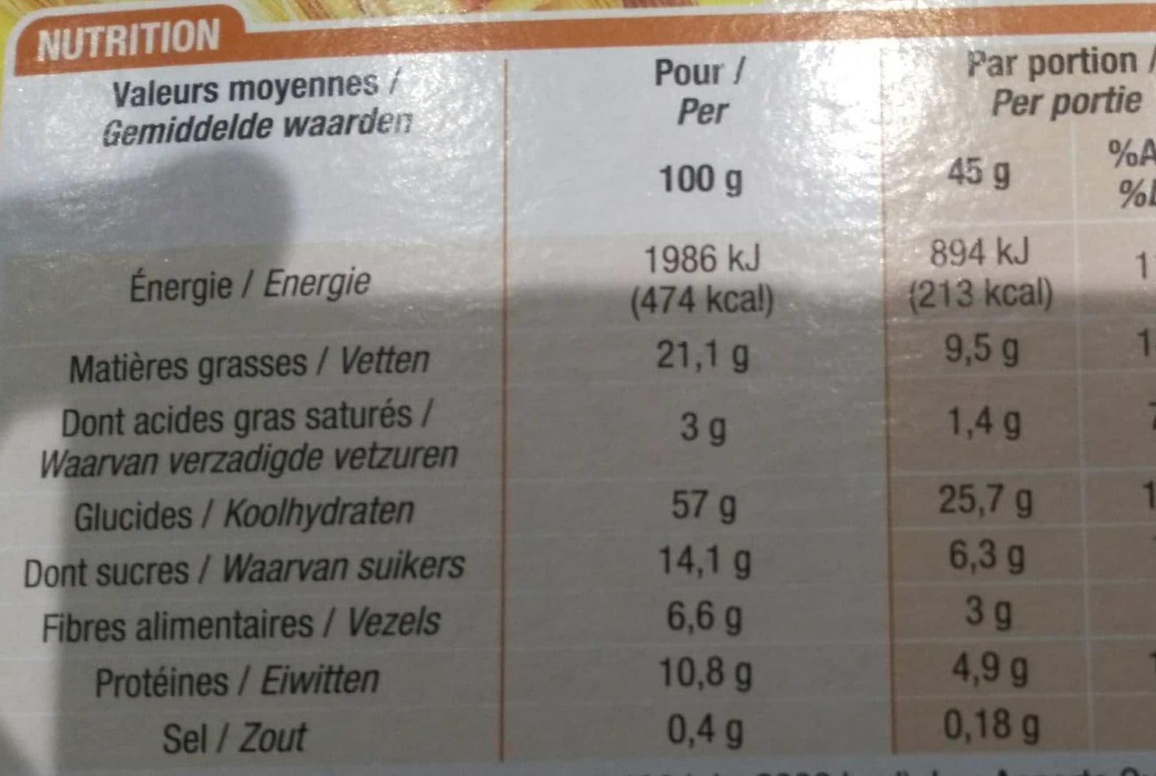 Cora Muesli croustillant noix packshot