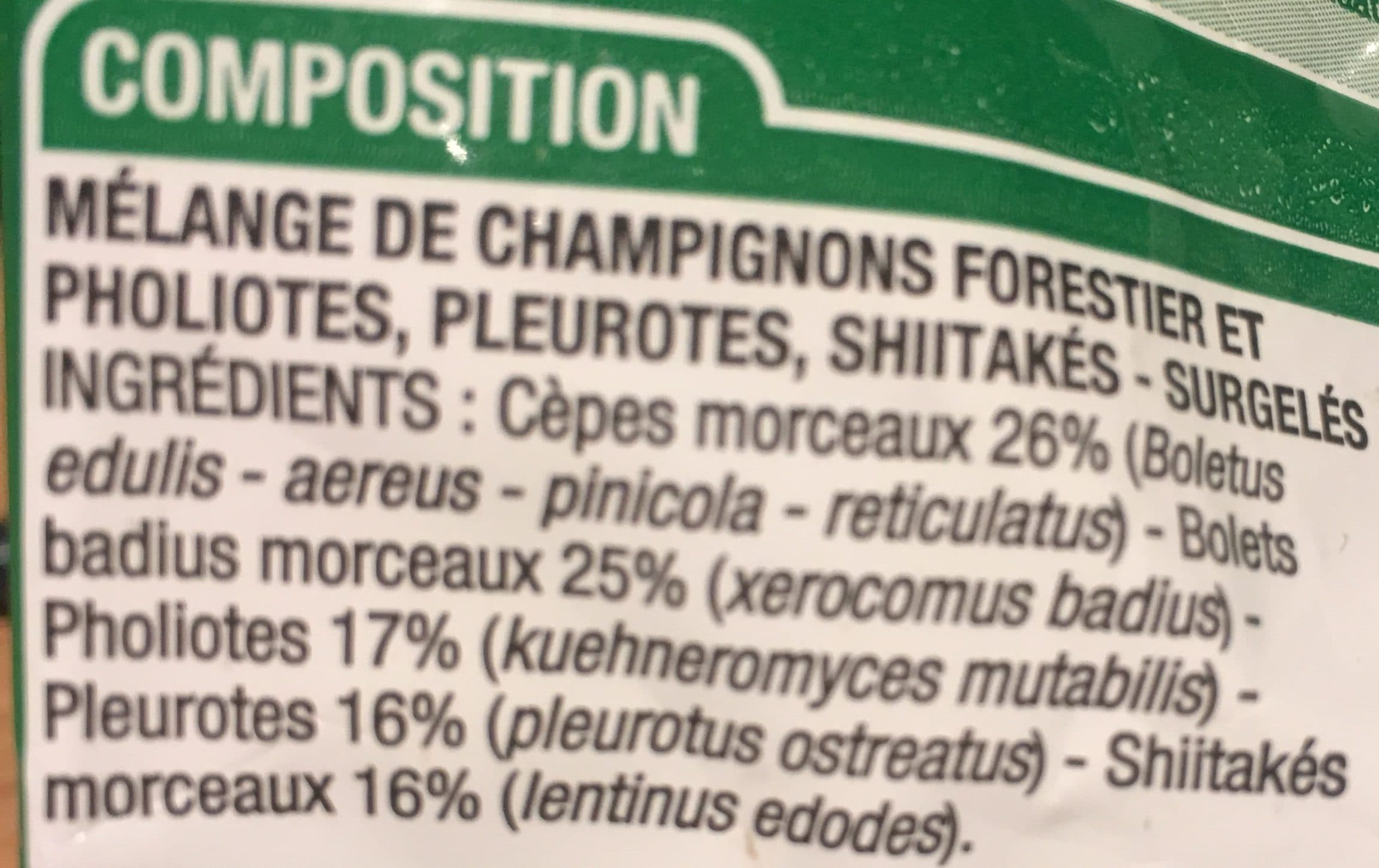 Cora Mélange De Champignons Forestier, 450 Grammes, Marque Cora packshot