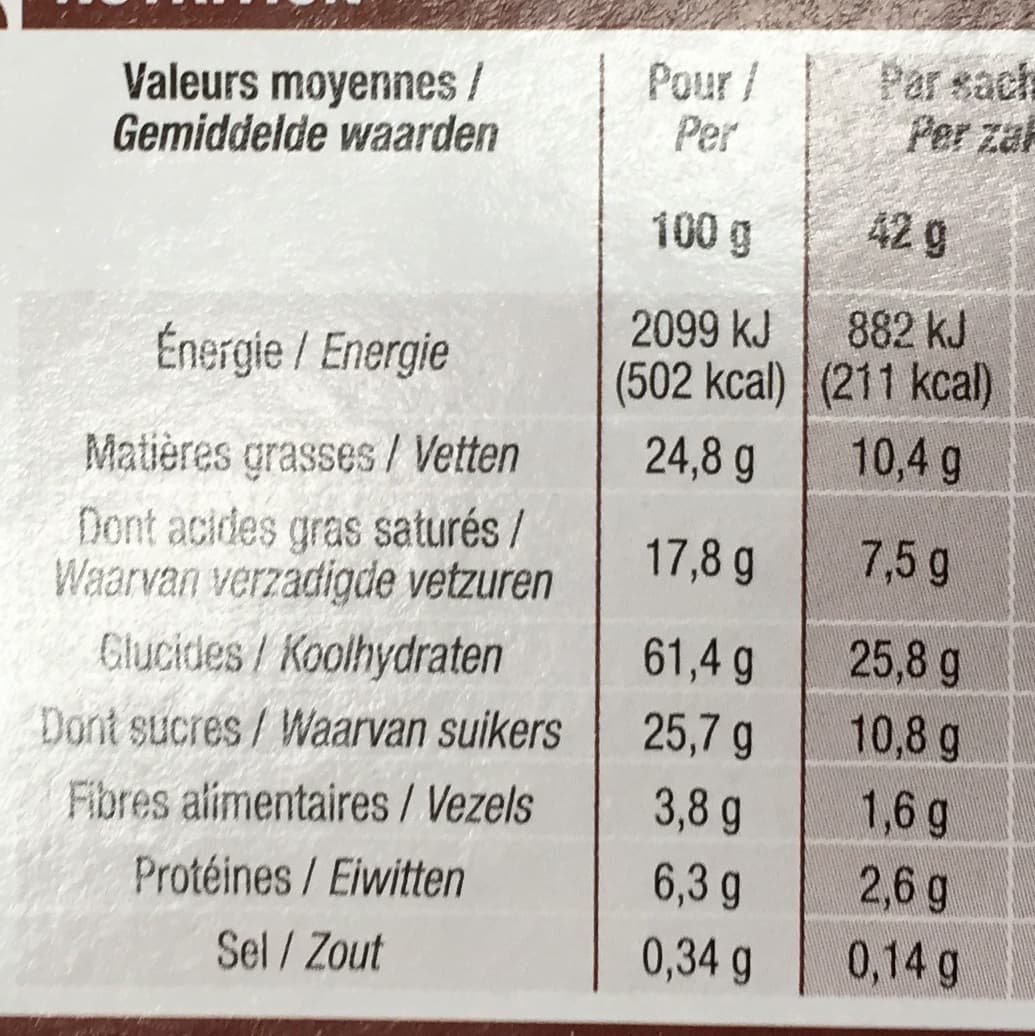 Cora Mini goûters fourrés parfum chocolat packshot