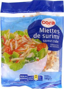 Cora Miettes De Surimi, 180 Grammes, Marque Cora packshot