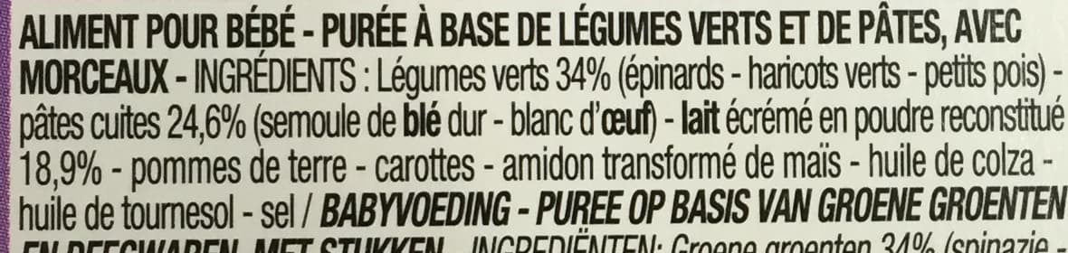 Cora Petit plat du soir, Légumes verts & pâtes packshot