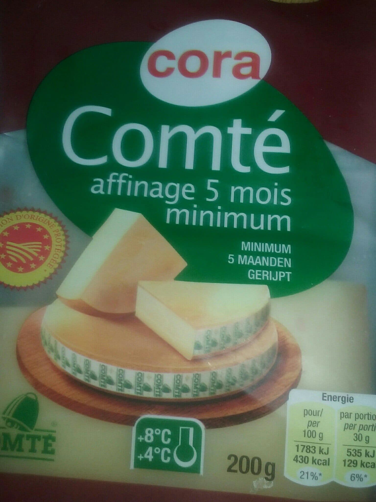 Cora Comté affinage 5 mois packshot