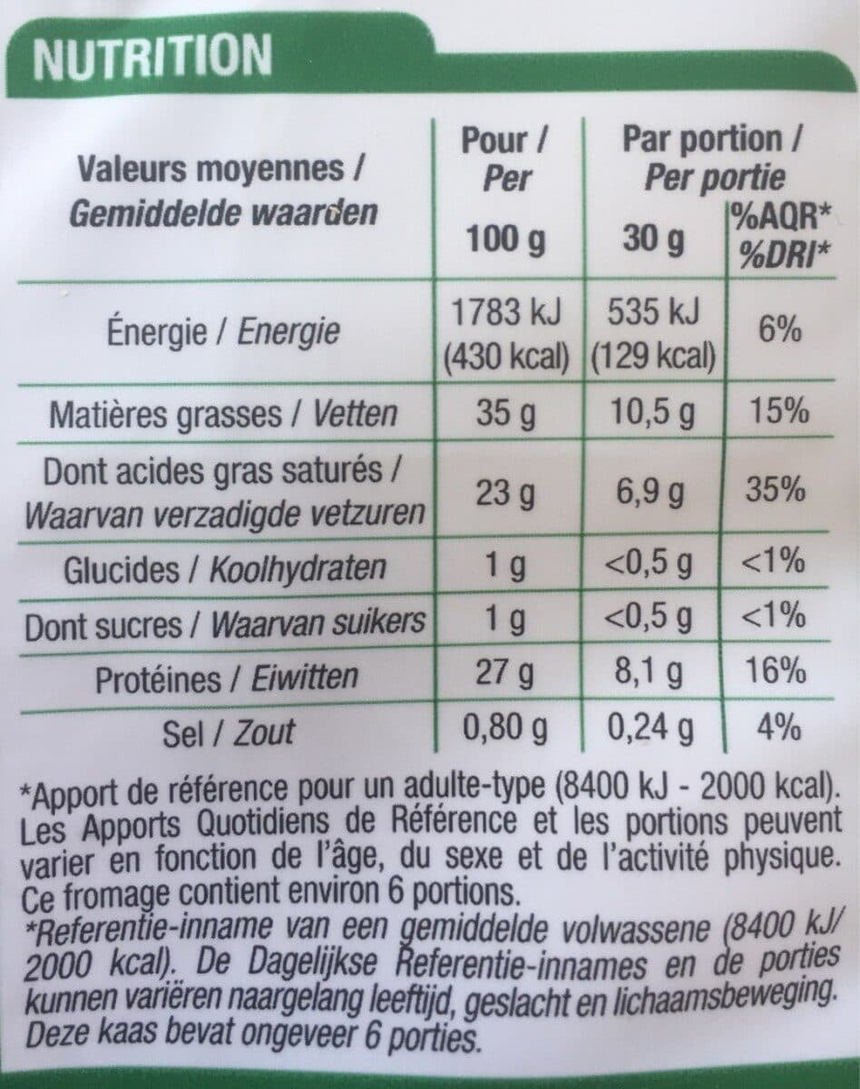 Cora Comté affinage 5 mois packshot