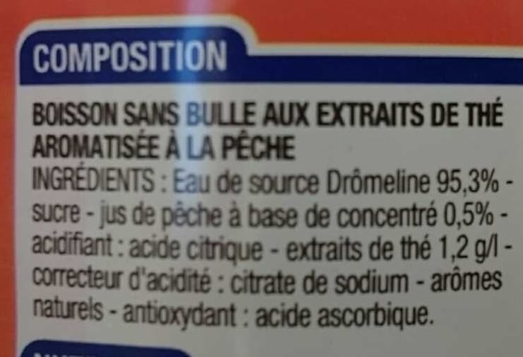 Cora Thé glacé Pêche packshot