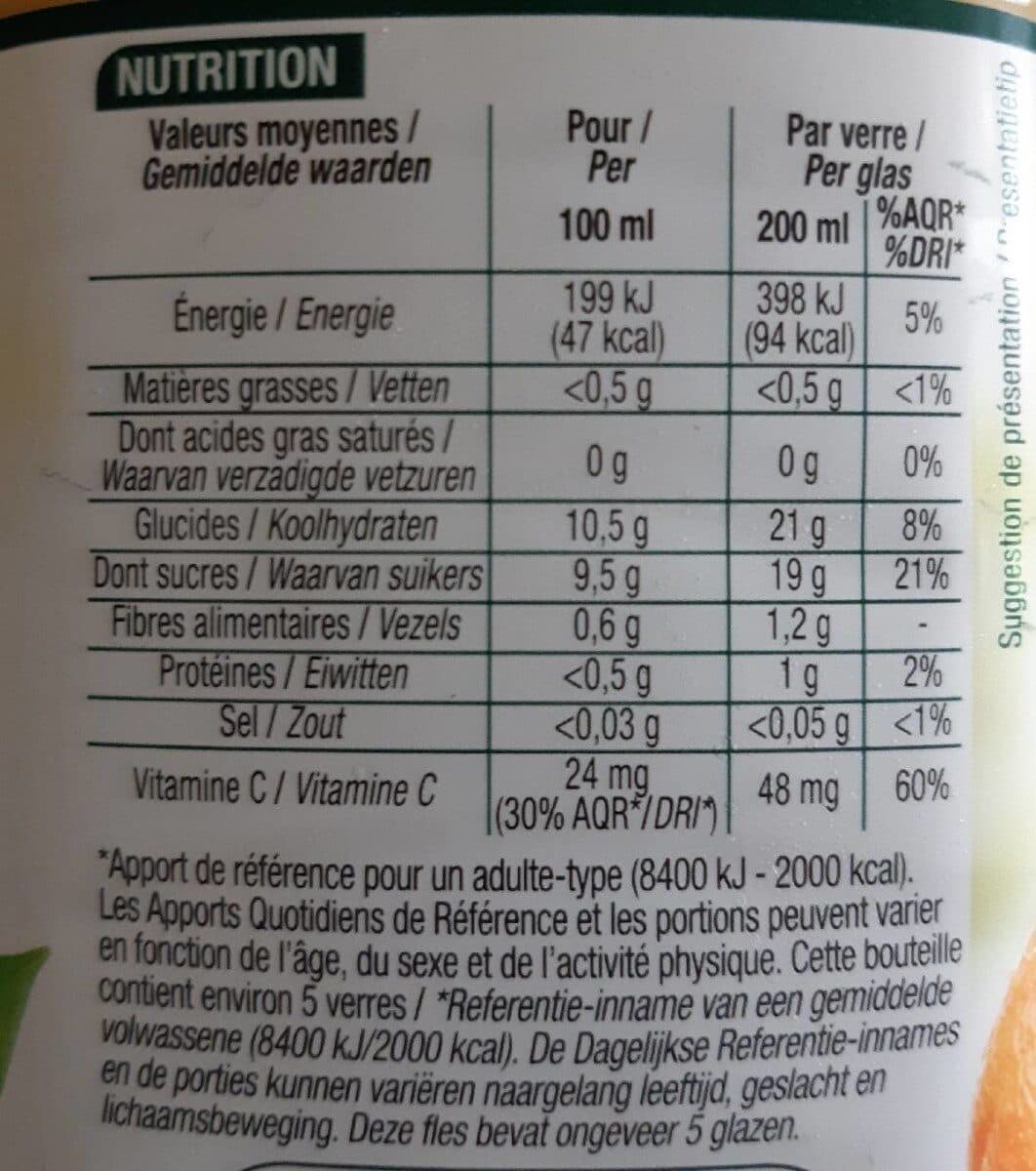 Cora 100% Pur jus d'orange packshot