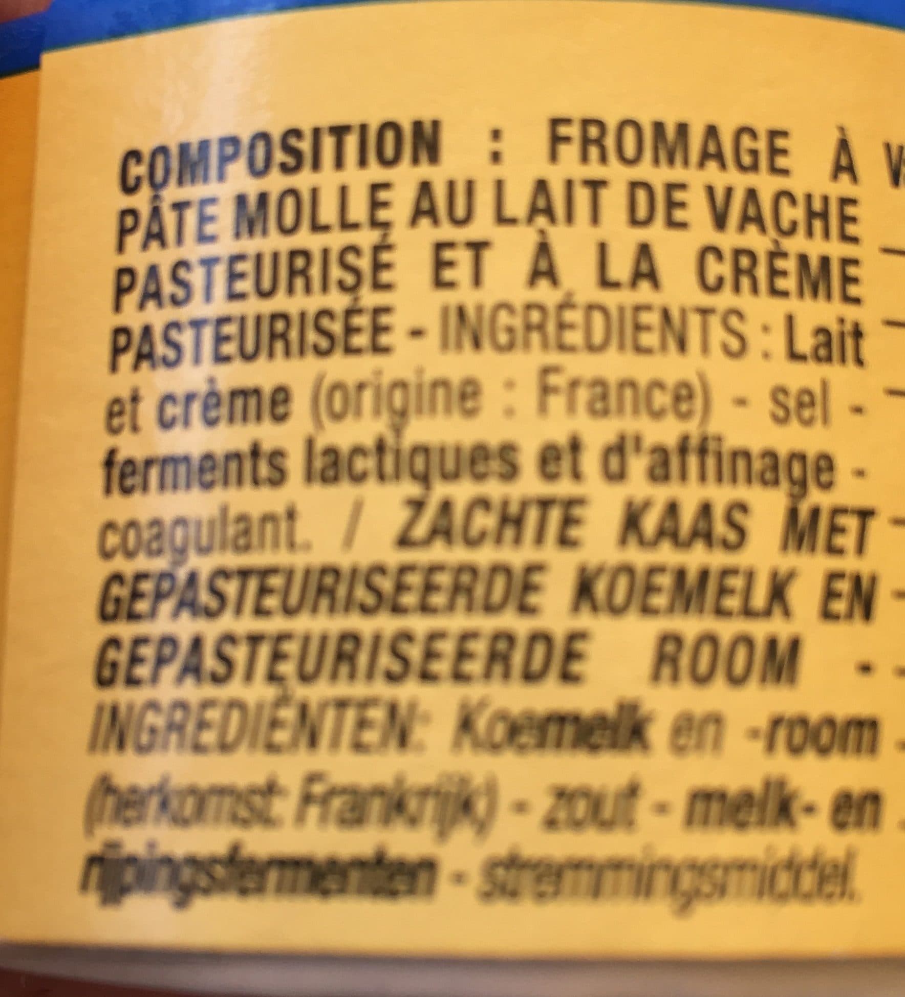 Cora Fromage Double Crème 30% Mat.gr 200 Grammes packshot