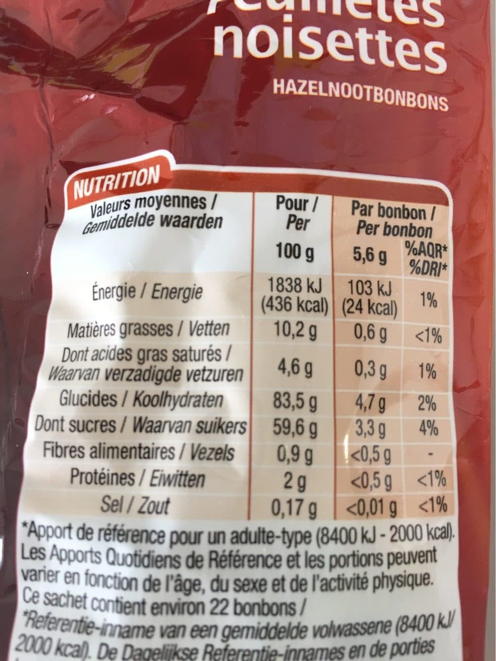 Cora Feuilletés noisettes packshot