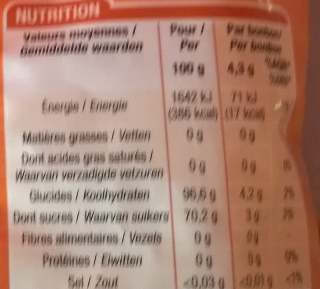 Cora Bonbons au miel packshot