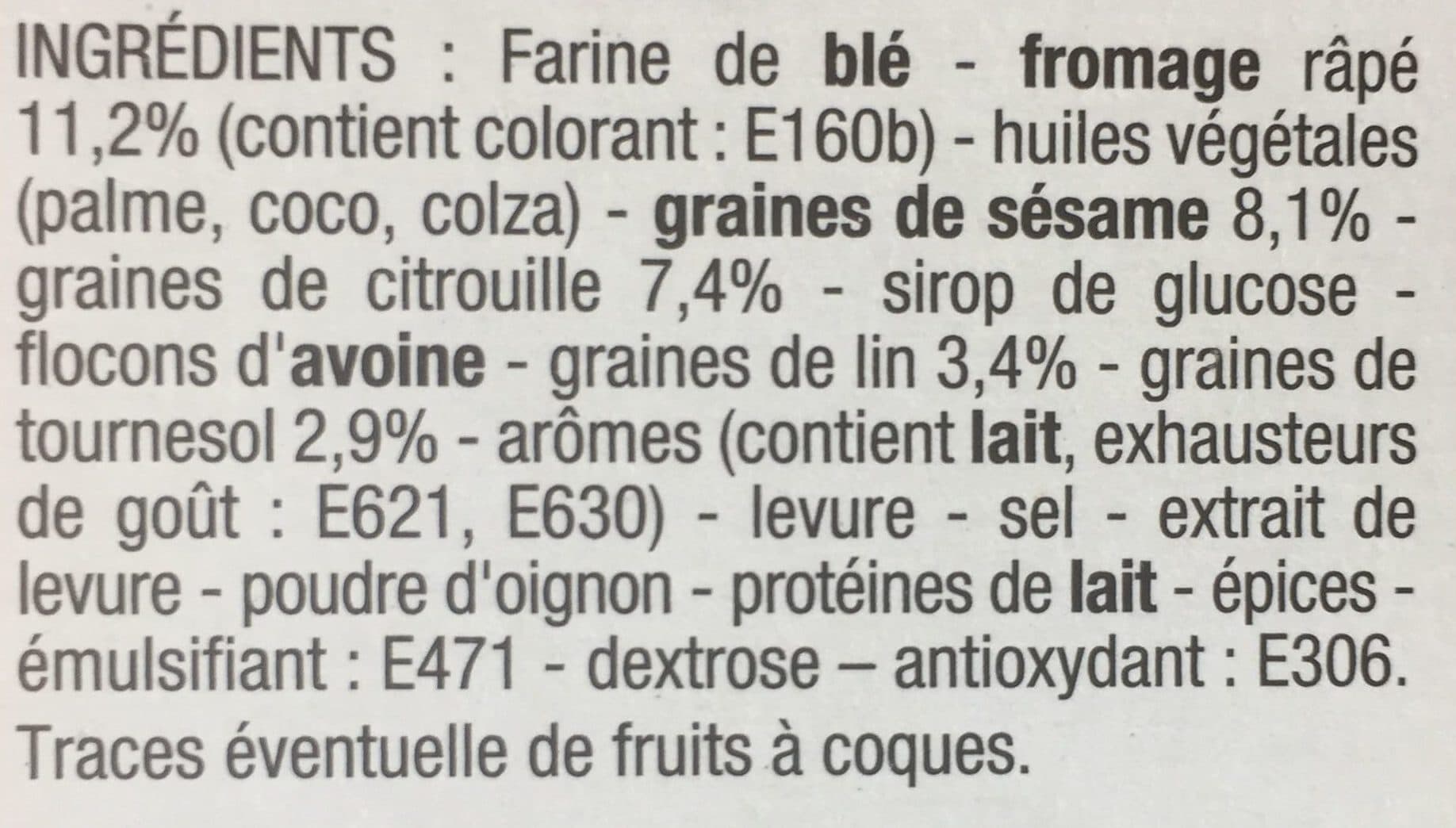 Cora Craquants fromage & fraines packshot