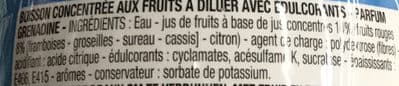 Cora Sirop parfum Grenadine sans sucres packshot