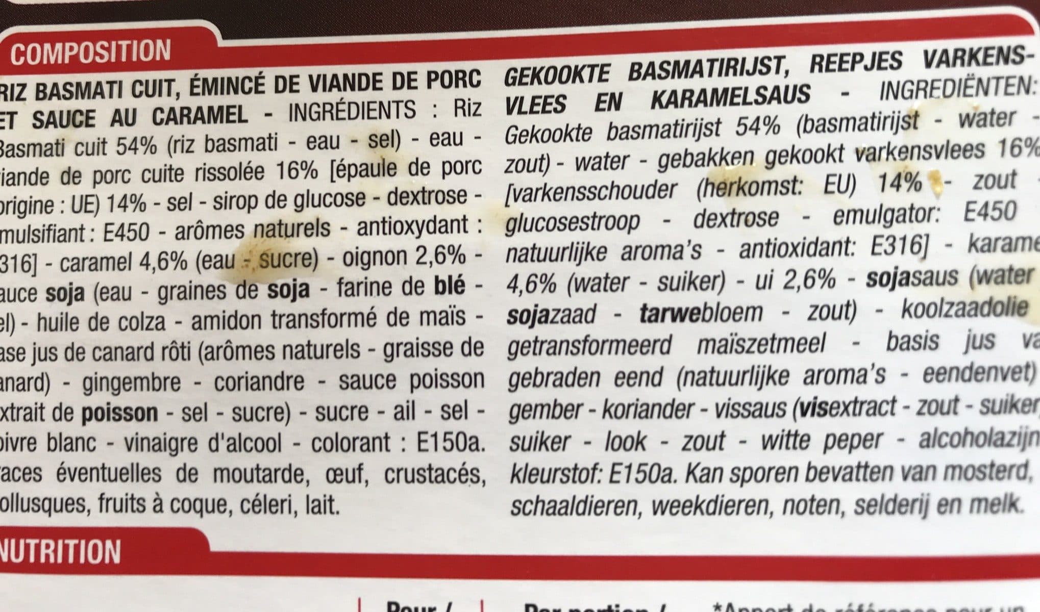 Cora Porc Au Caramel packshot