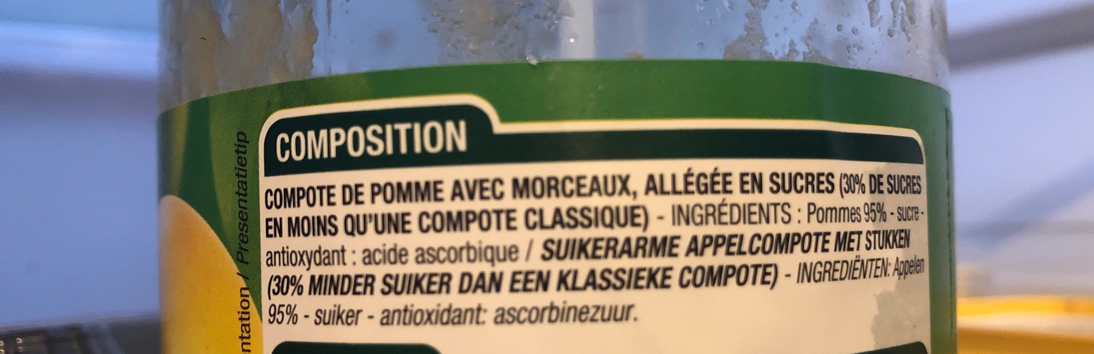 Cora Compote Pomme Morcraux packshot
