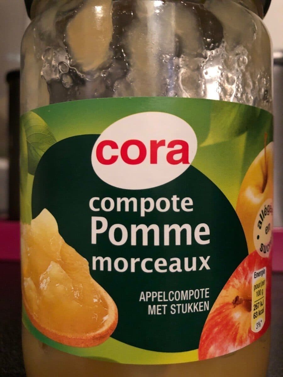 Cora Compote Pomme Morcraux packshot