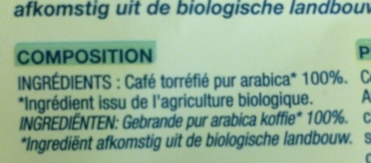Nature Bio Café Pur Arabica packshot