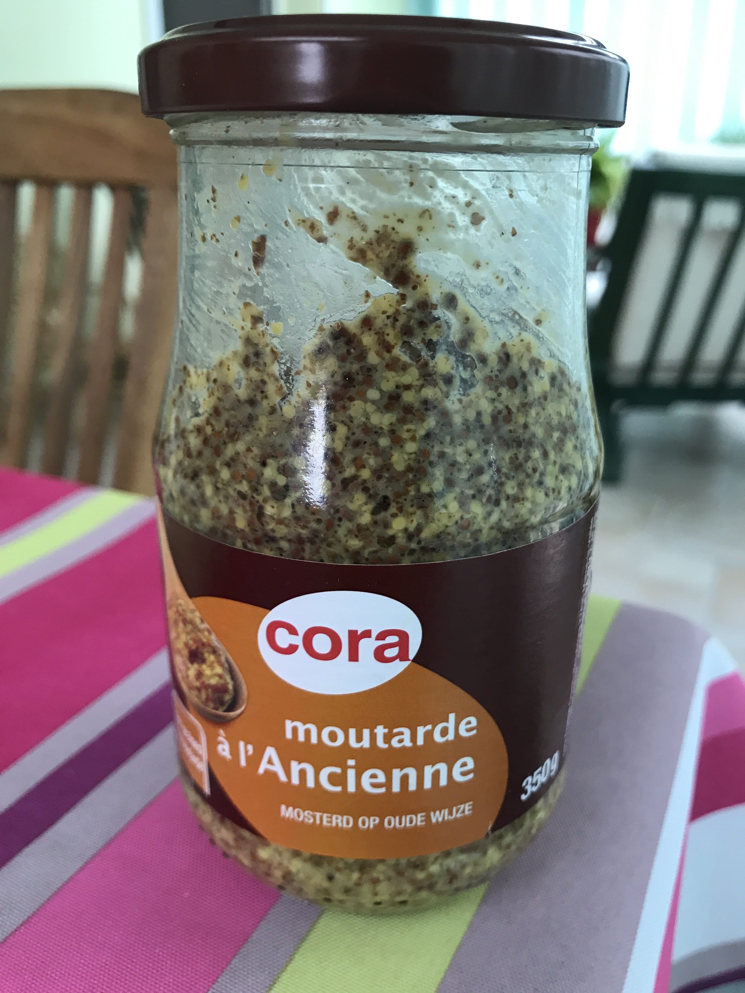 Cora Moutarde à l'ancienne aux graines de moutarde packshot