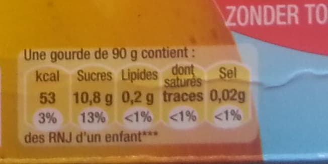 Cora Sans sucres ajoutés, Pomme abricot pêche (x 4) packshot
