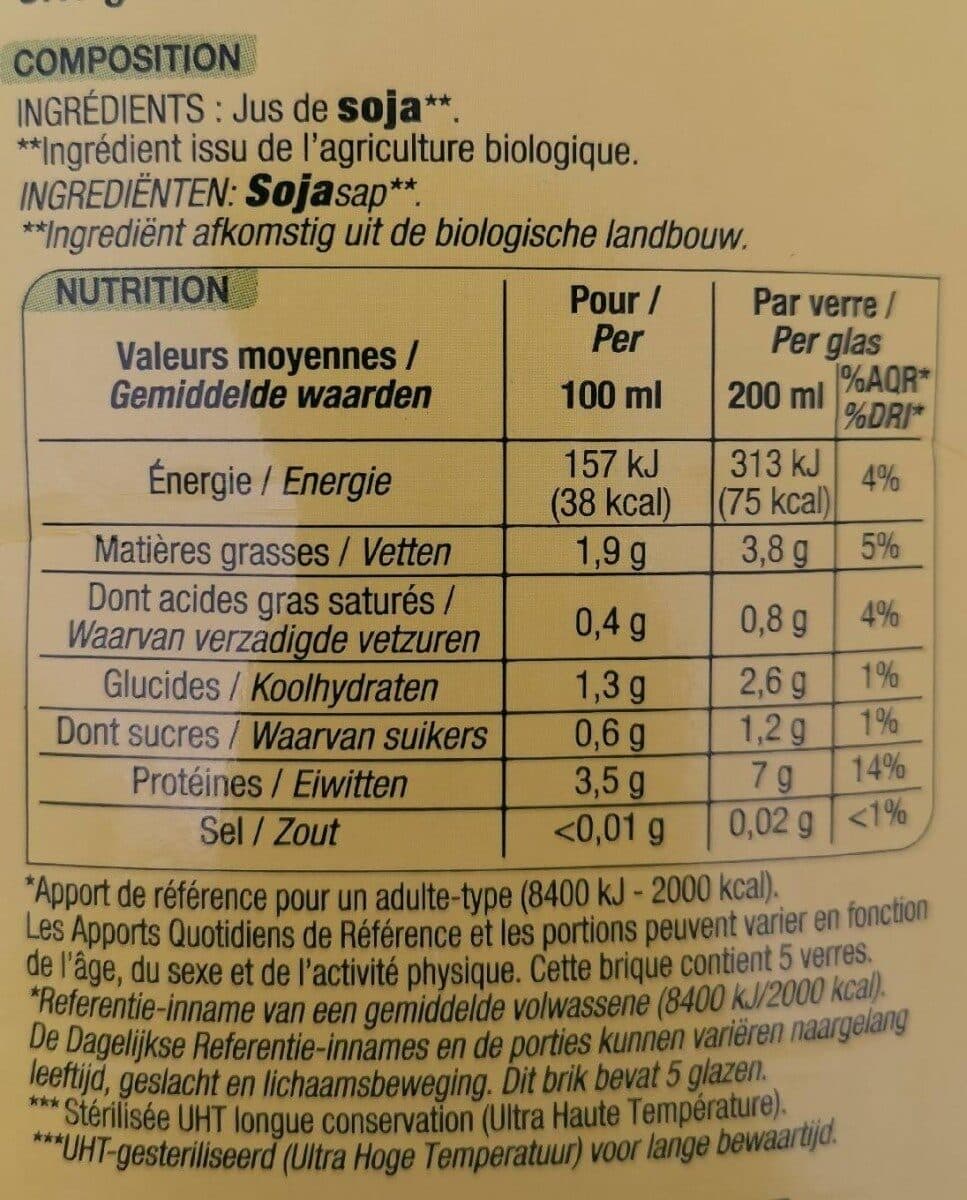 Cora Boisson au Soja Nature packshot