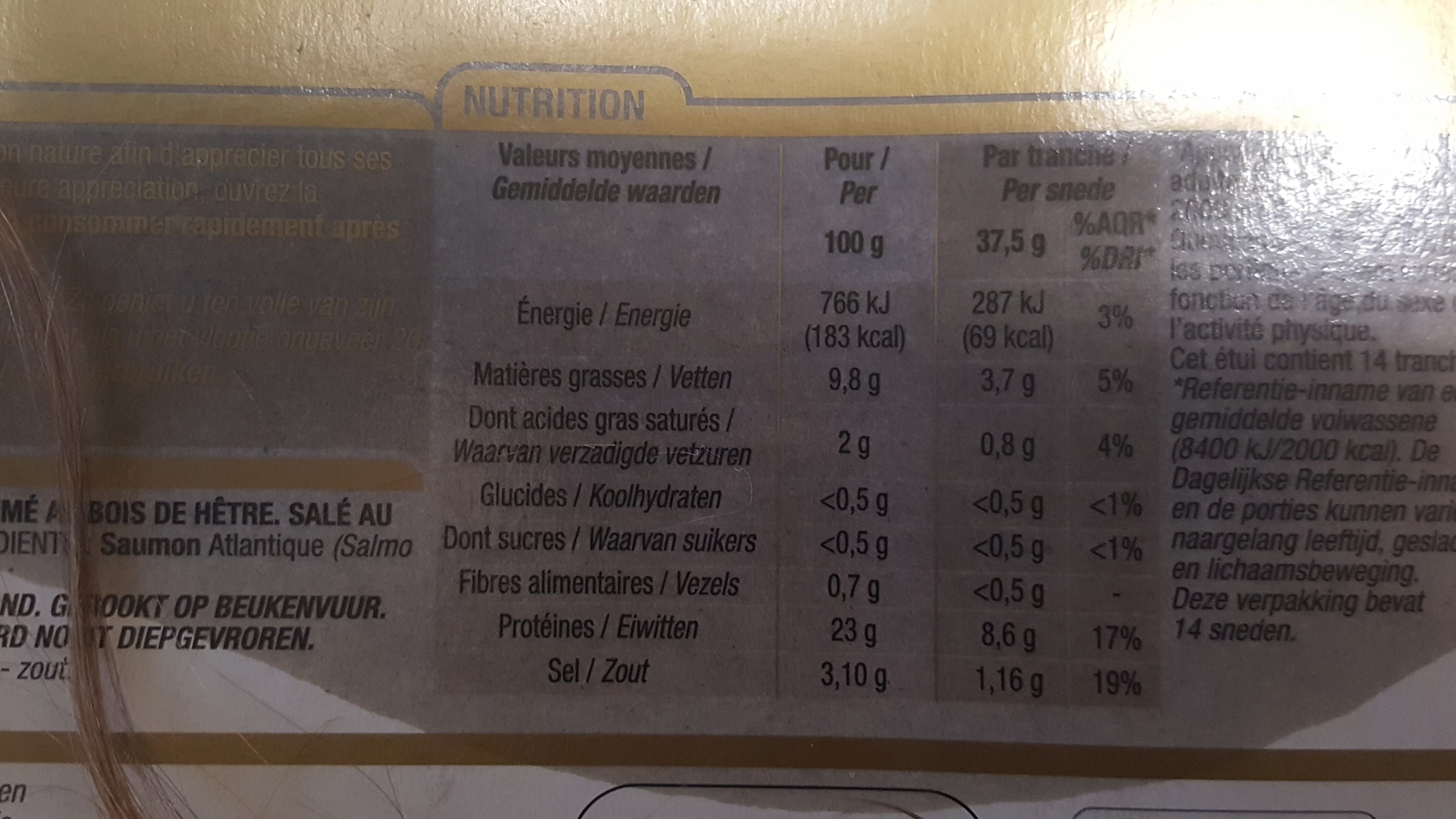 Cora Saumon fume d'Écosse packshot