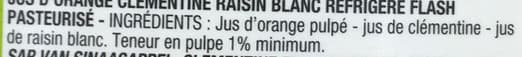 Cora Pur jus Orange Clémentine Raisin packshot