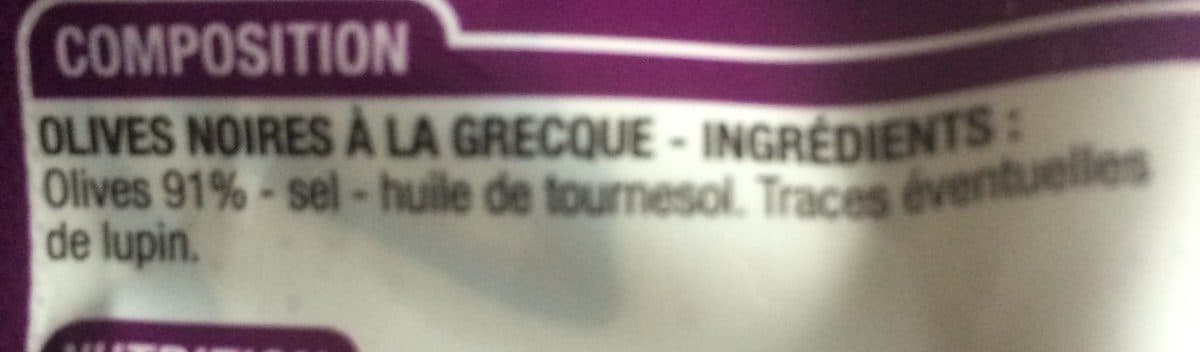 Cora Olives noires à la grecque packshot