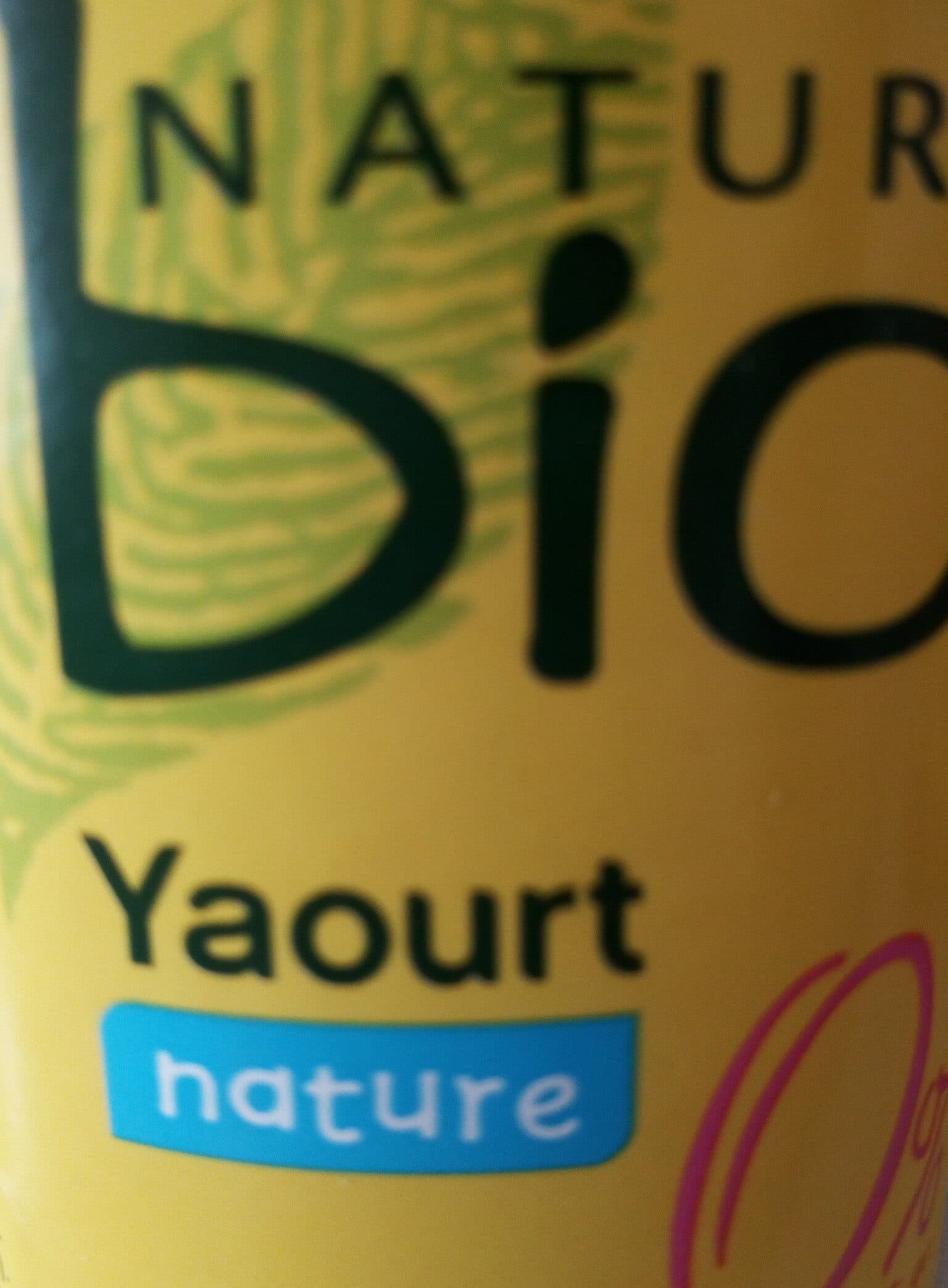 Nature bio Yaourt nature 0 %, Bio, 4x125g packshot