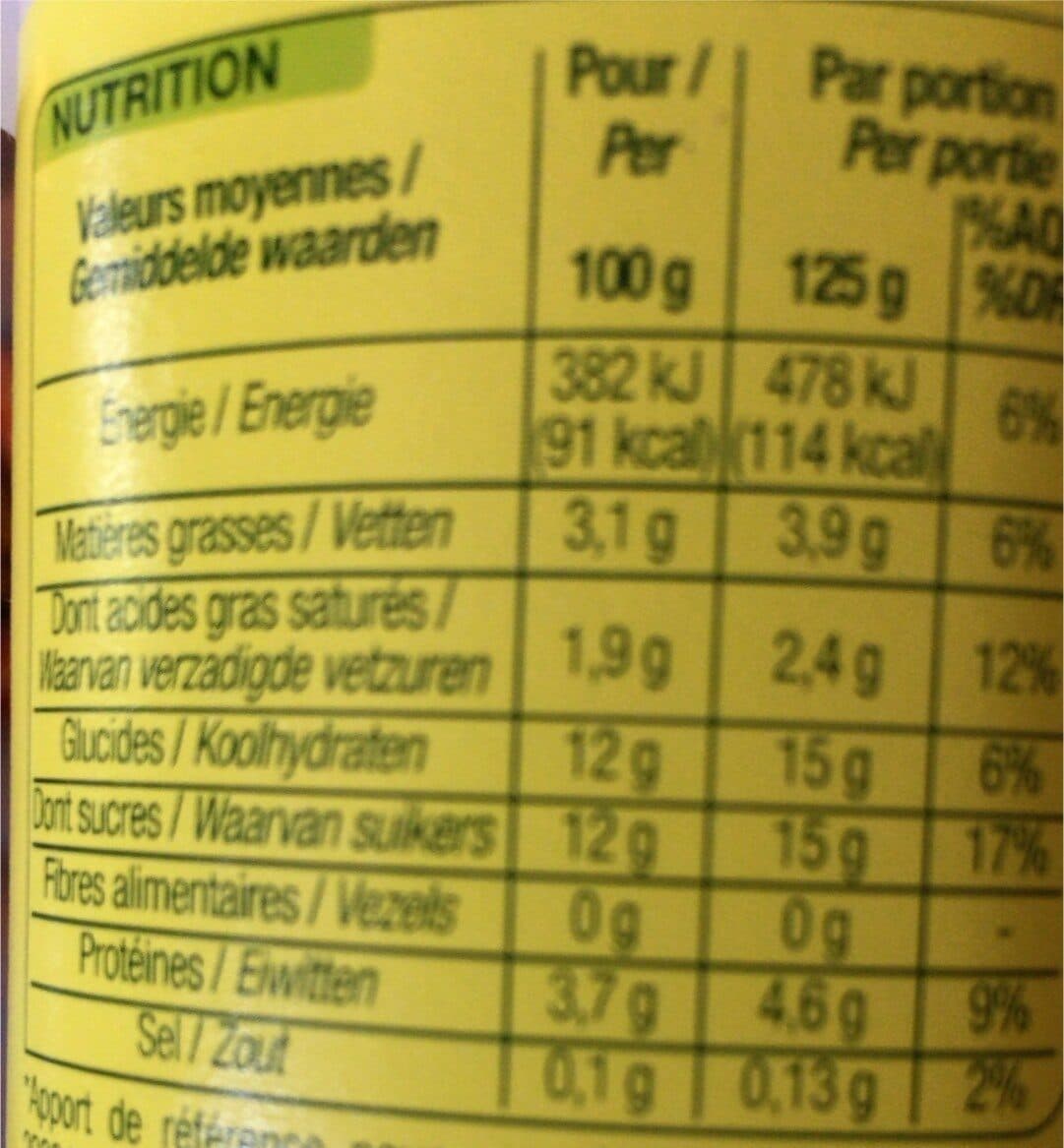 Nature bio Yaourt vanille packshot