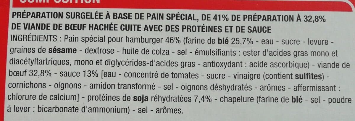 Open Food Facts Hamburger packshot