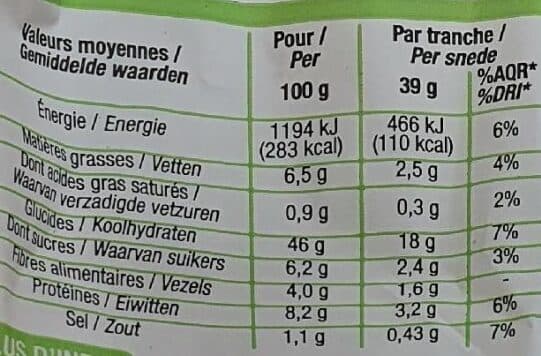 Cora Maxi Tranches Cereales packshot