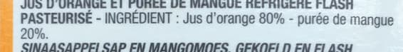 Cora Pur jus Orange Mangue packshot