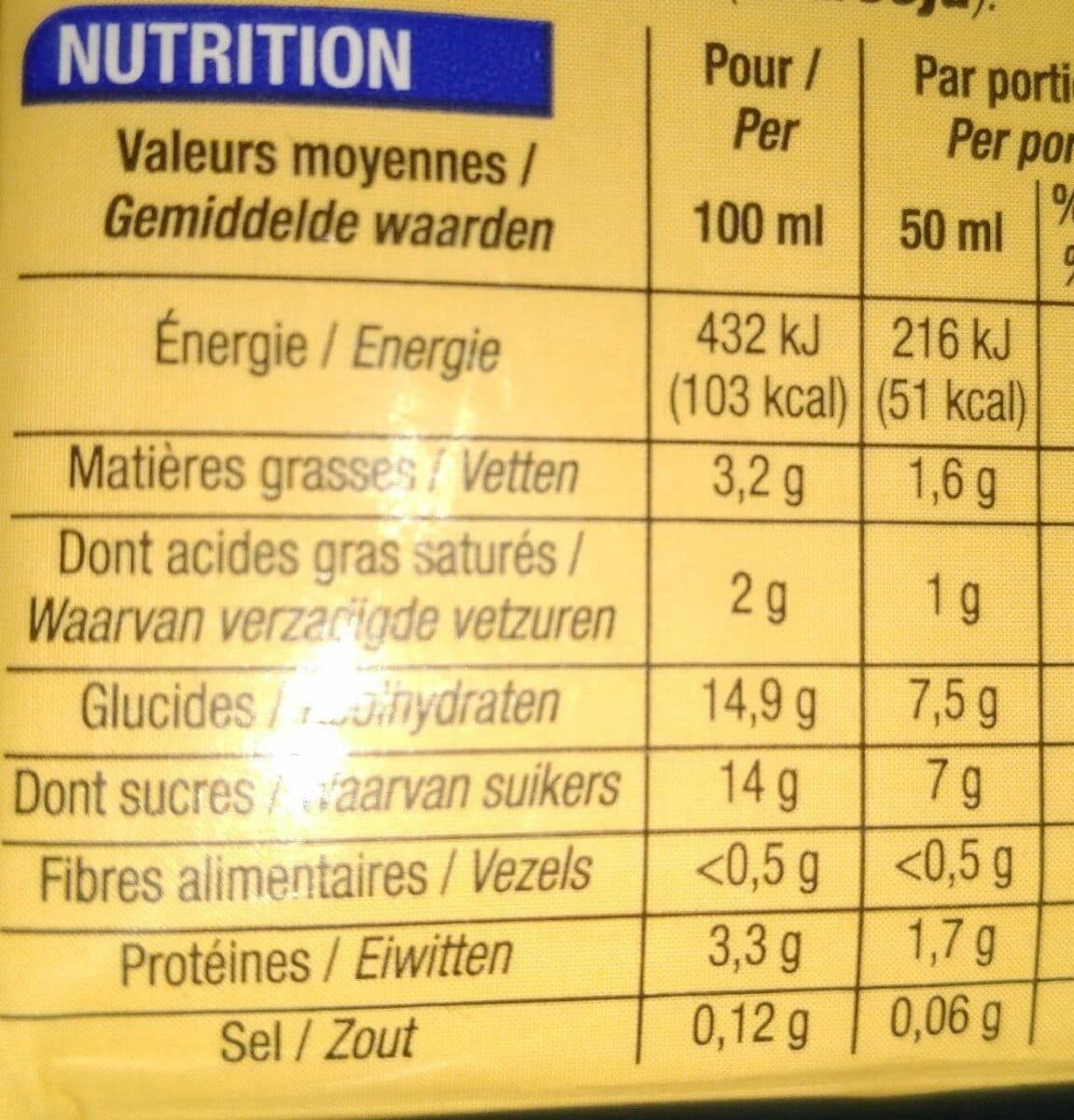 Cora Crème anglaise packshot