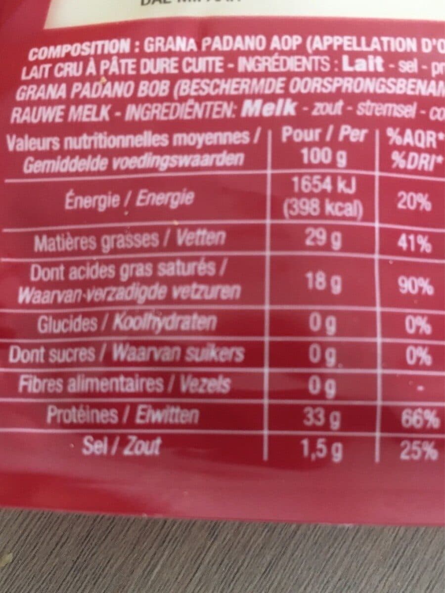Cora Grana padano packshot