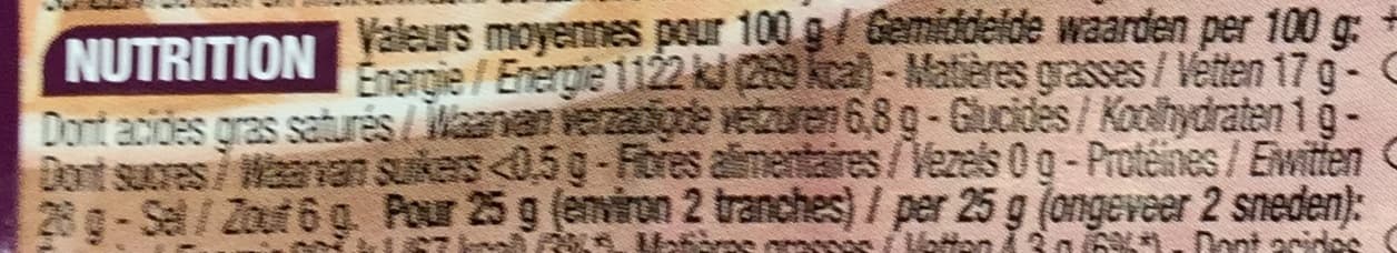 Cora Quart de Jambon sec packshot