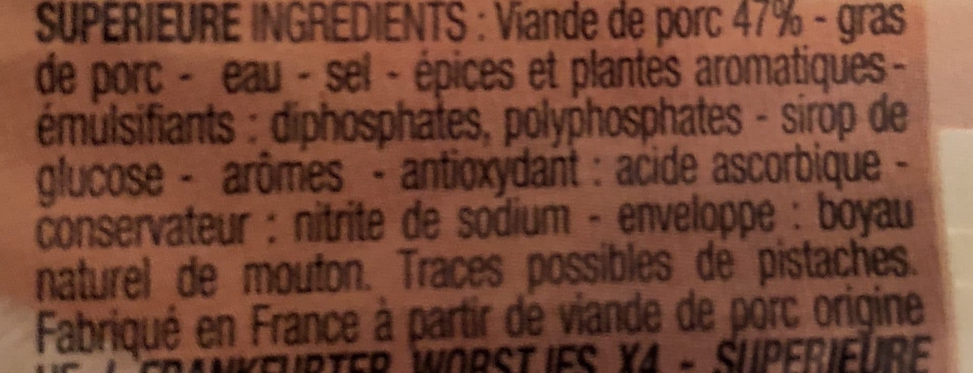 Cora Saucisses de Francfort packshot