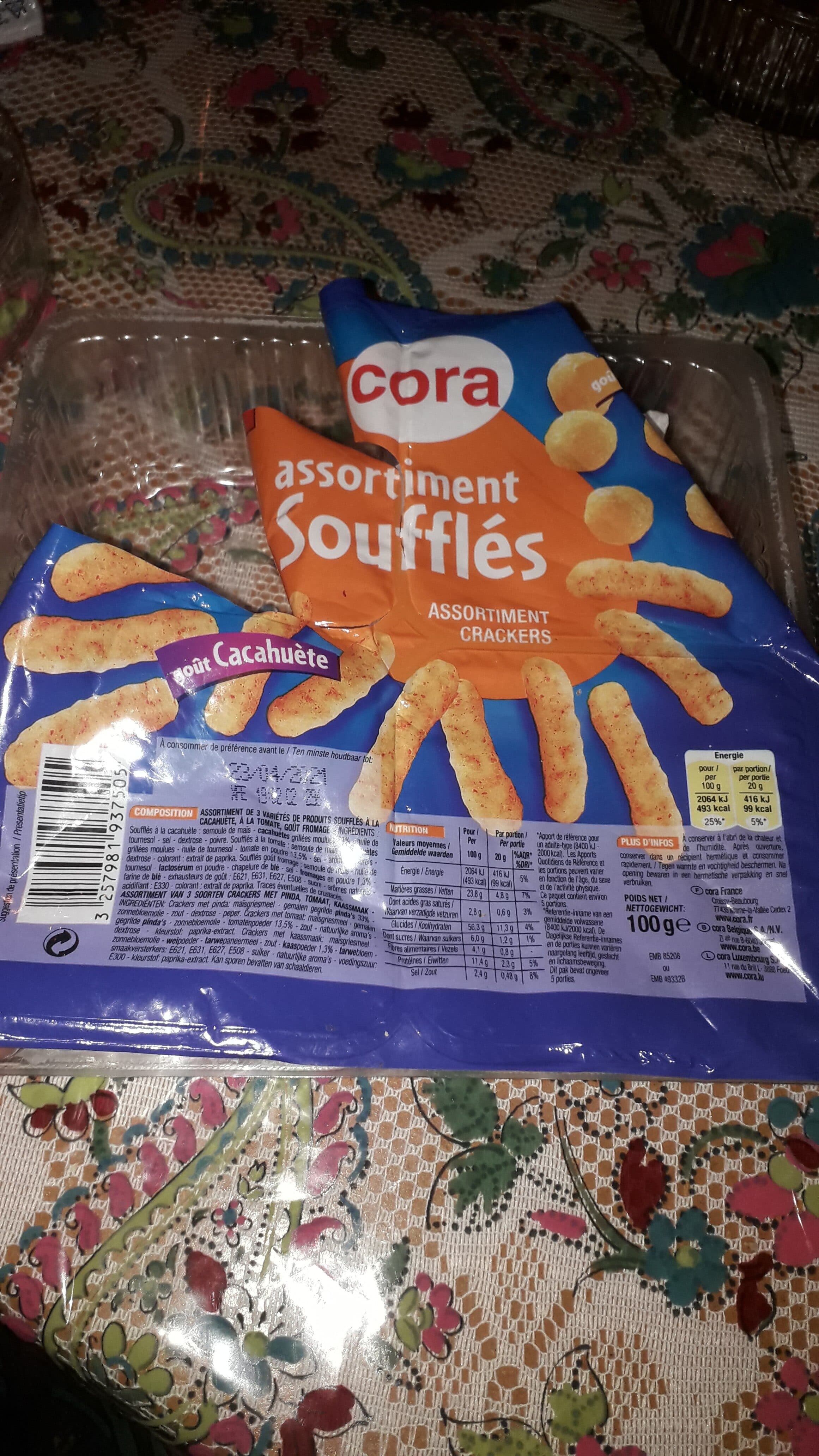 Cora Assortiment Soufflés Assortiment Crackers packshot